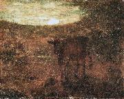 Albert Pinkham Ryder Moonrise oil on canvas